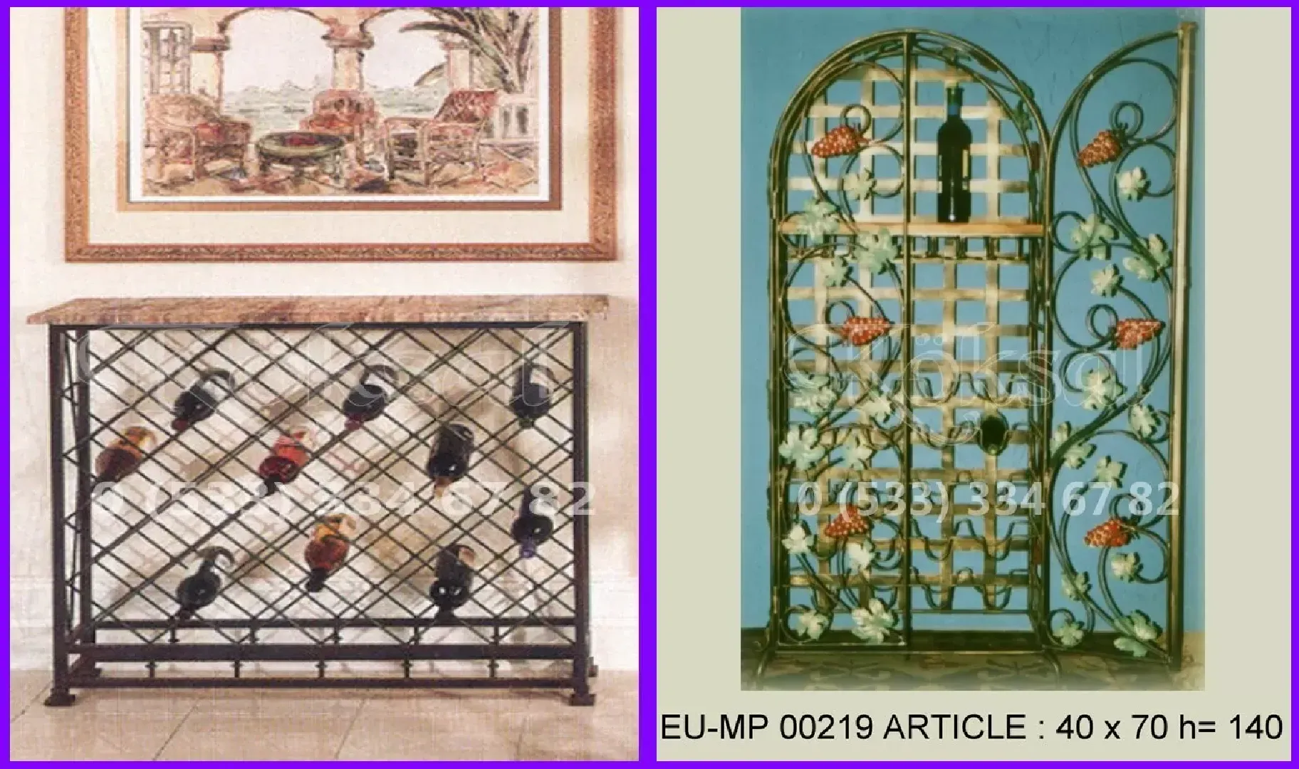 ferforje apartman şaraplık dekoratif kampanya - 2025 ferforje apartman şaraplık dekoratif kampanya - 2025