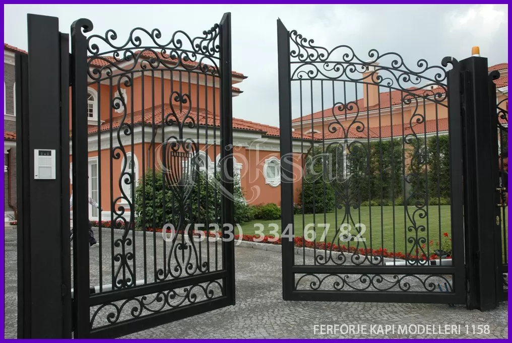 Ferforje Kapı Modelleri 1158 Ferforje Kapı Modelleri 1158