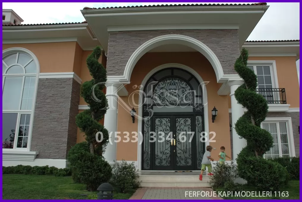 Ferforje Kapı Modelleri 1163 Ferforje Kapı Modelleri 1163