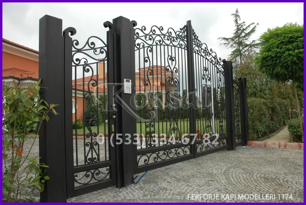 Ferforje Kapı Modelleri 1174 Ferforje Kapı Modelleri 1174