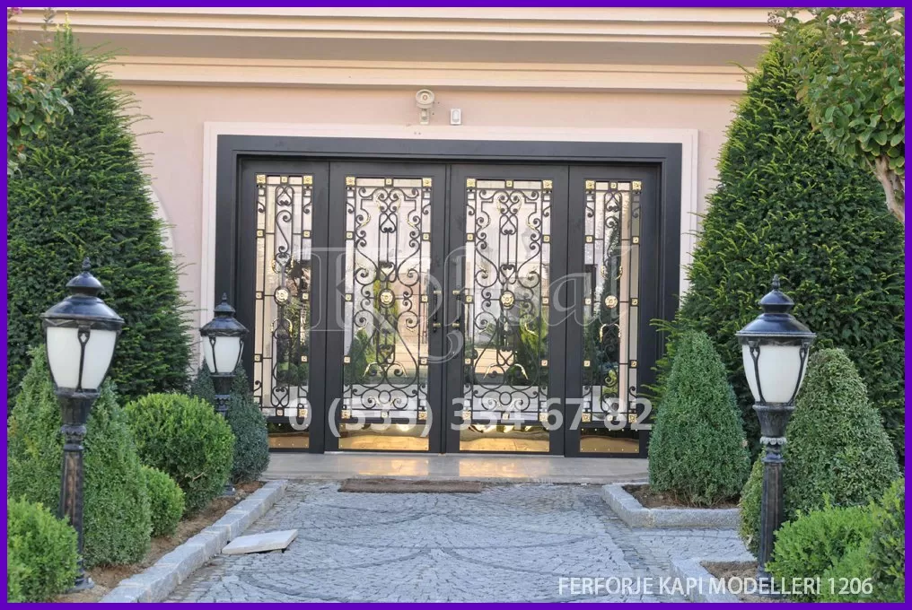 Ferforje Kapı Modelleri 1206 Ferforje Kapı Modelleri 1206