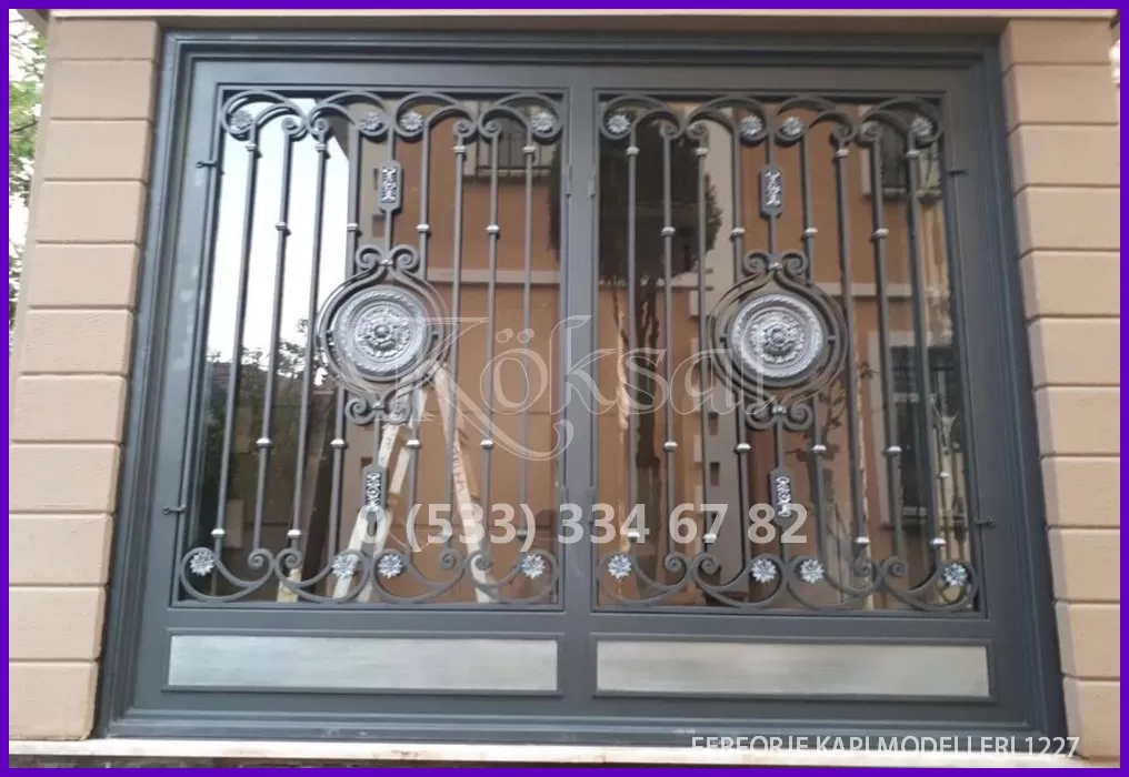 Ferforje Kapı Modelleri 1227 Ferforje Kapı Modelleri 1227