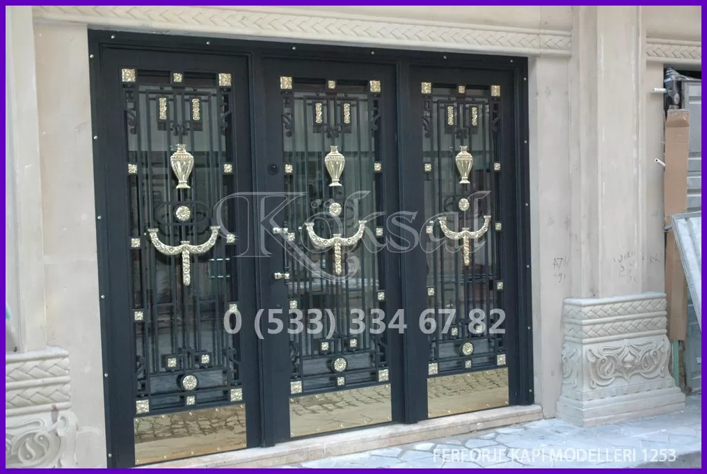 Ferforje Kapı Modelleri 1253 Ferforje Kapı Modelleri 1253