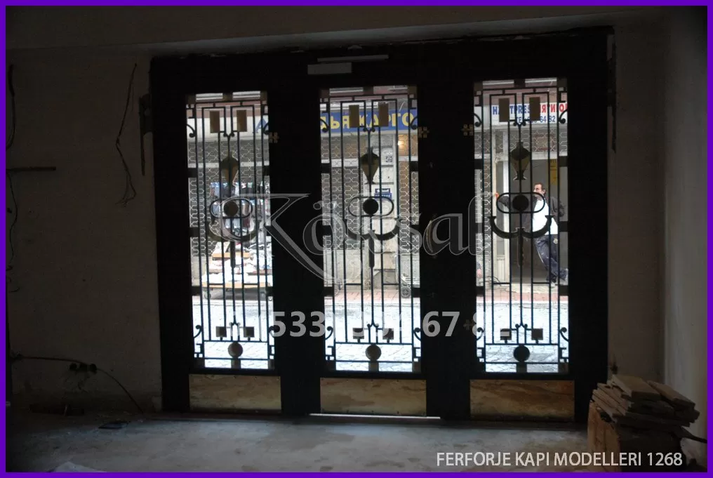 Ferforje Kapı Modelleri 1268 Ferforje Kapı Modelleri 1268
