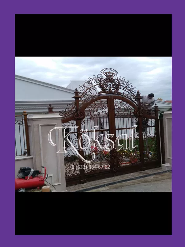 Ferforje Kapı Modelleri 1346 Ferforje Kapı Modelleri 1346