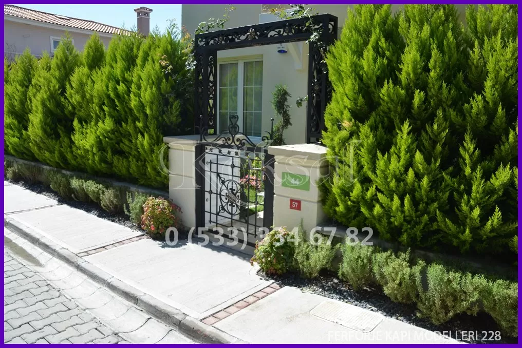 Ferforje Kapı Modelleri 228 Ferforje Kapı Modelleri 228