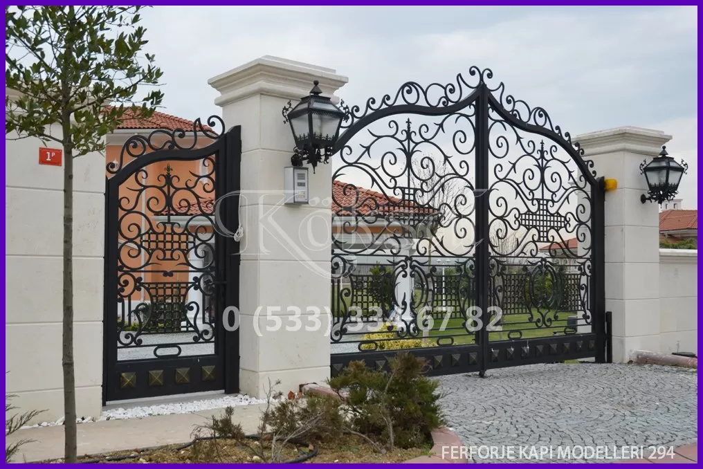 Ferforje Kapı Modelleri 294 Ferforje Kapı Modelleri 294