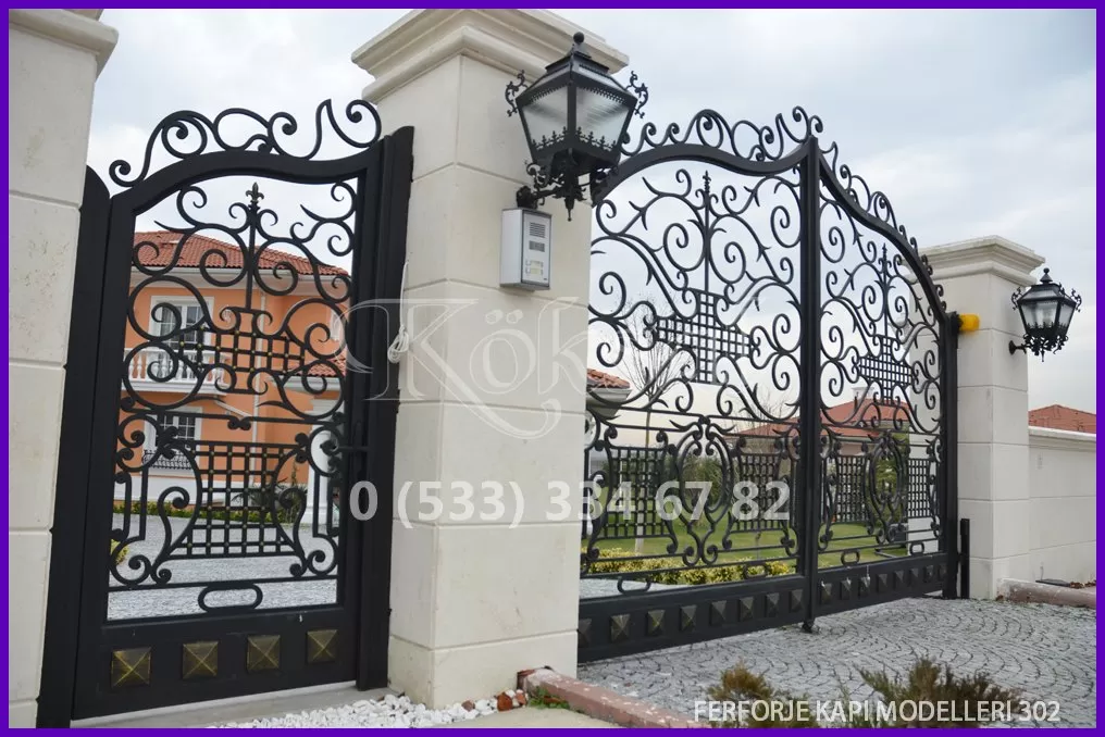 Ferforje Kapı Modelleri 302 Ferforje Kapı Modelleri 302