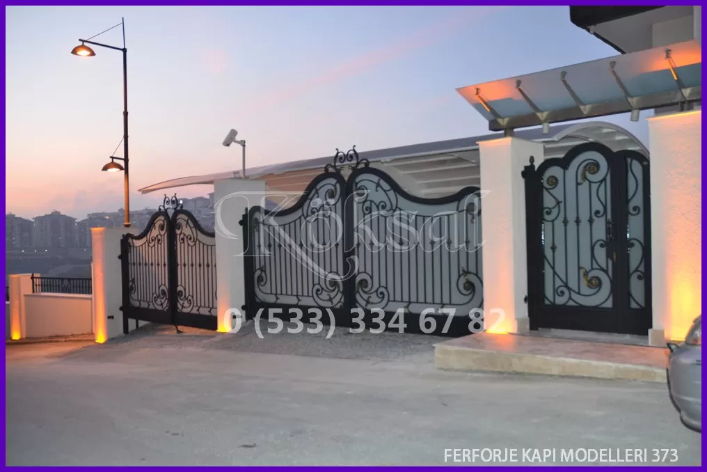 Ferforje Kapı Modelleri 373 Ferforje Kapı Modelleri 373