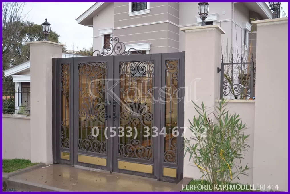 Ferforje Kapı Modelleri 414 Ferforje Kapı Modelleri 414