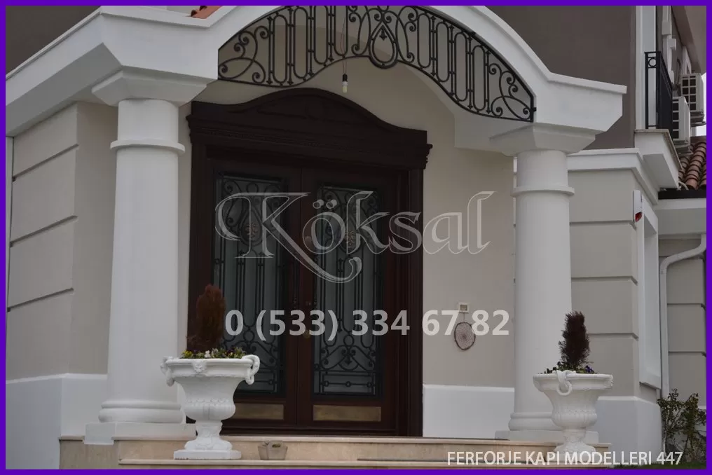 Ferforje Kapı Modelleri 447 Ferforje Kapı Modelleri 447