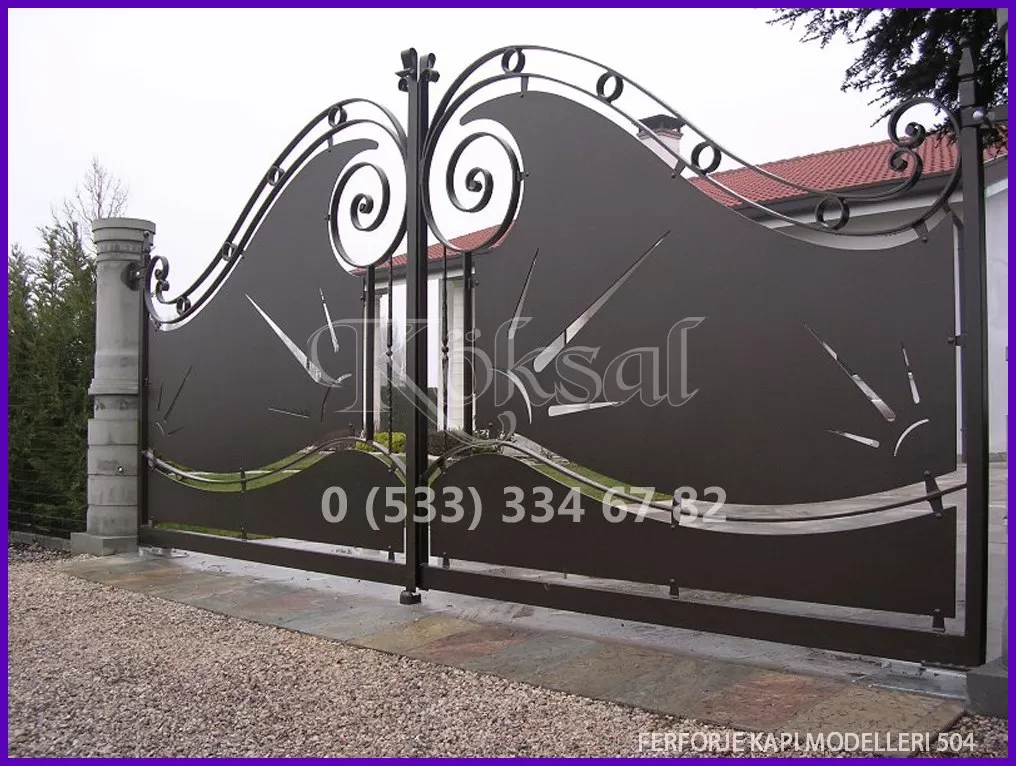Ferforje Kapı Modelleri 504 Ferforje Kapı Modelleri 504