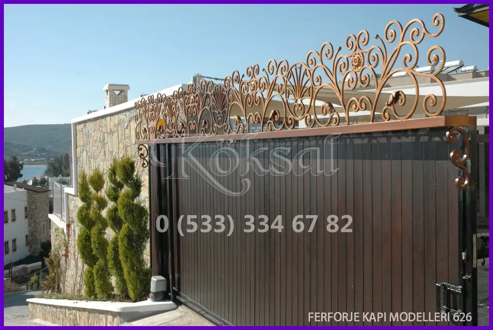 Ferforje Kapı Modelleri 626 Ferforje Kapı Modelleri 626