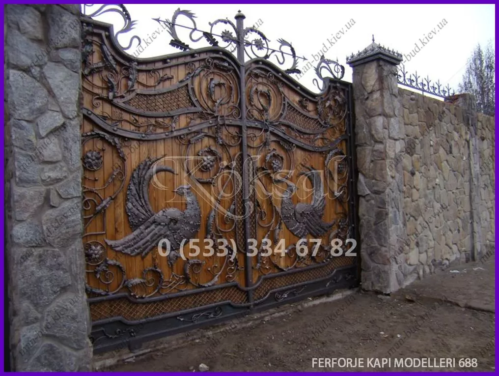 Ferforje Kapı Modelleri 688 Ferforje Kapı Modelleri 688