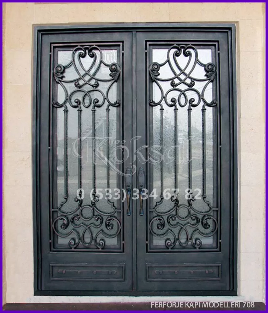 Ferforje Kapı Modelleri 708 Ferforje Kapı Modelleri 708
