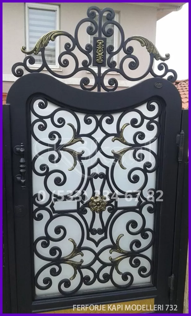 Ferforje Kapı Modelleri 732 Ferforje Kapı Modelleri 732