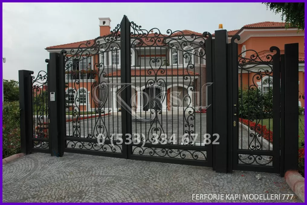 Ferforje Kapı Modelleri 777 Ferforje Kapı Modelleri 777