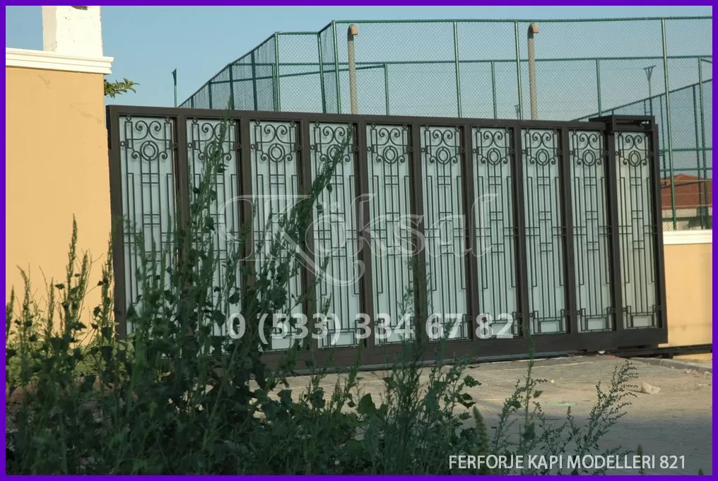 Ferforje Kapı Modelleri 821 Ferforje Kapı Modelleri 821