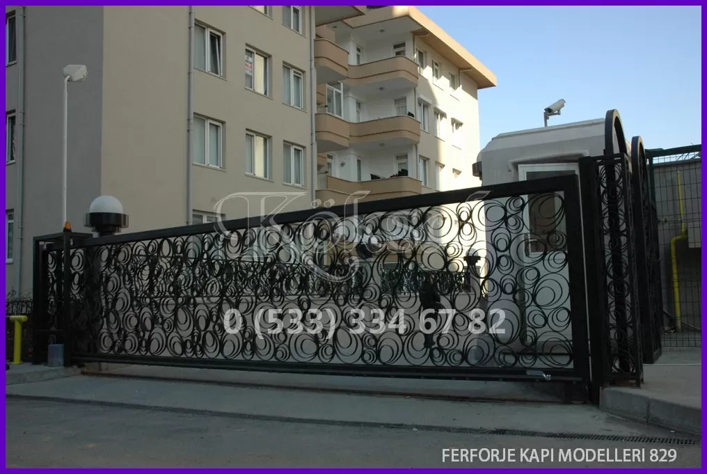 Ferforje Kapı Modelleri 829 Ferforje Kapı Modelleri 829